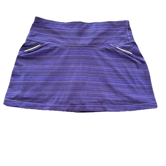 Athleta Relay Skort/Skirt Size Medium Purple Tennis Golf Athleisure Workout - Picture 1 of 9